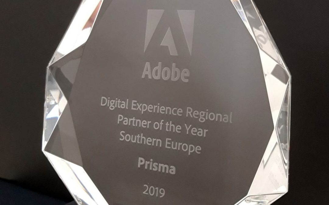 Prisma è “Digital Experience Regional Partner of the Year 2019”