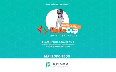 Prisma è Main Sponsor del Team SPQR Diag alla RoboCup 2025: sosteniamo il futuro della robotica e dell’Intelligenza Artificiale