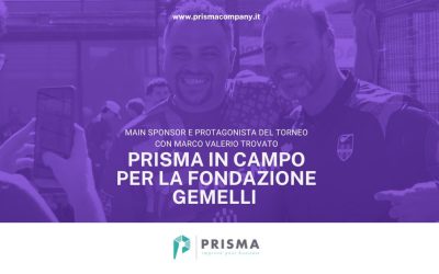 Prisma in campo: main sponsor e protagonista del torneo con Marco Valerio Trovato